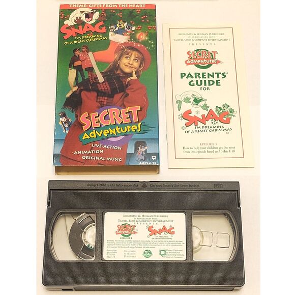 Secret Adventures VHS 1994 Episode 5 SNAG TESTED with Parents' Guide Christmas - Picture 1 of 14
